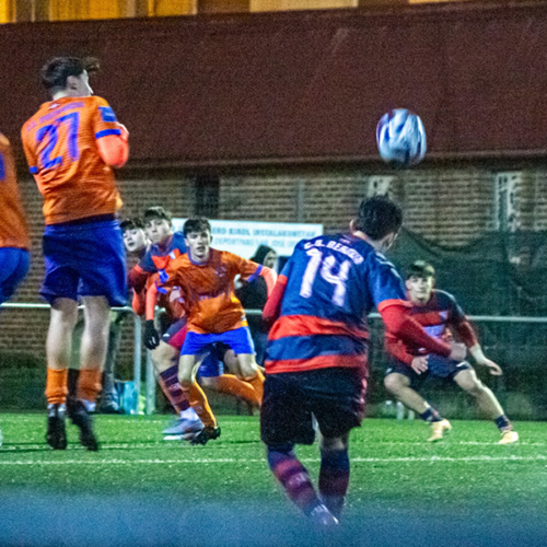 C.D. San Marcial. Crónica. Goleada del Primera Infantil A