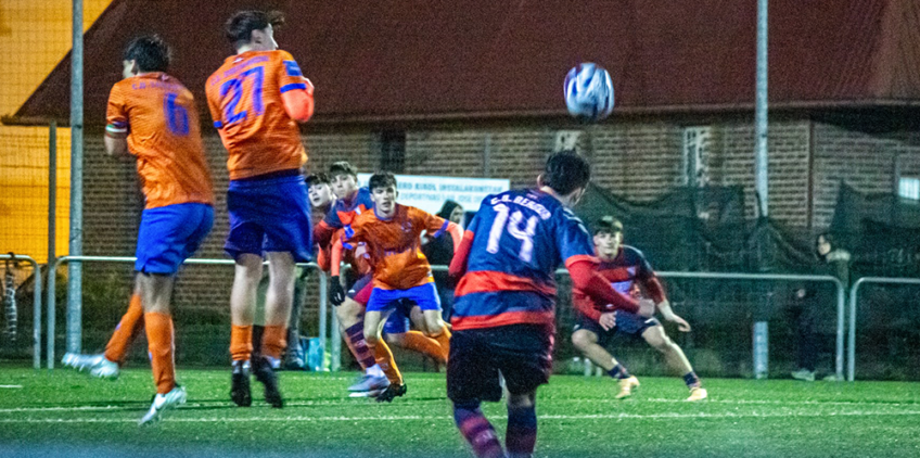 C.D. San Marcial. Crónica. Goleada del Primera Infantil A